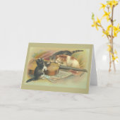 Kittens met Guitar Note Kaart (Gele Bloem)