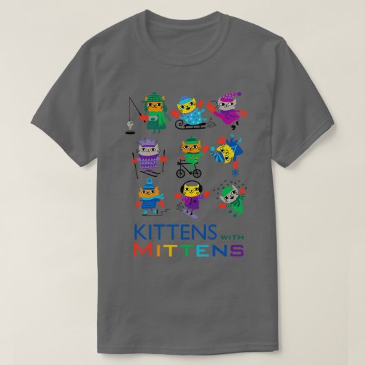 Kittens met Mittens T-shirt (Design voorkant)