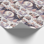 Kittens met sprankelend tiaras inpakpapier (Hoek)