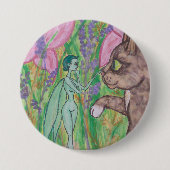 Kitten's nieuwe Freind Ronde Button 7,6 Cm (Voorkant)