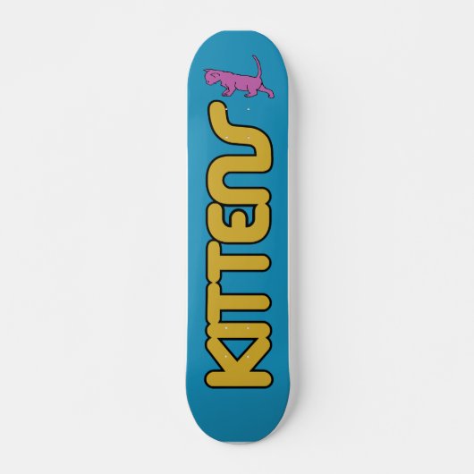 Kittens Old School Board Persoonlijk Skateboard (Voorkant)