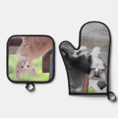 Kittens Ovenwant & Pannenlap Set (Voorkant)