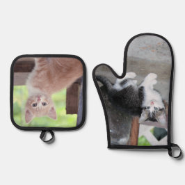 Kittens Ovenwant & Pannenlap Set