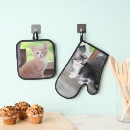 Kittens Ovenwant & Pannenlap Set