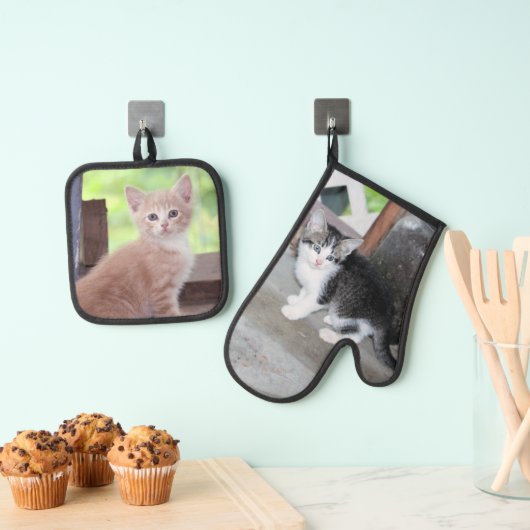 Kittens Ovenwant & Pannenlap Set (Insitu(Ophanging))