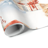 Kittens pakken kerstcadeaus uit! cadeaupapier (Rol Hoek)