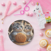 Kittens Papieren Bordje (Feest)