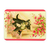 kittens pasgetrouwden magneet (Horizontaal)