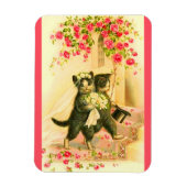 kittens pasgetrouwden magneet (Verticaal)