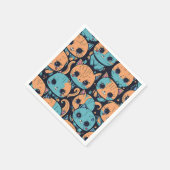 Kittens patroon servet (Hoek)