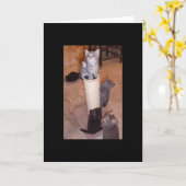 Kittens Pspelen Kaart (Gele Bloem)