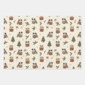 Kittens, Puppies, and Christmas Trees Pattern Inpakpapier Vel (Voorkant 2)