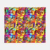Kittens - Puppies wordt: Fleece Deken (Voorkant (Horizontaal))