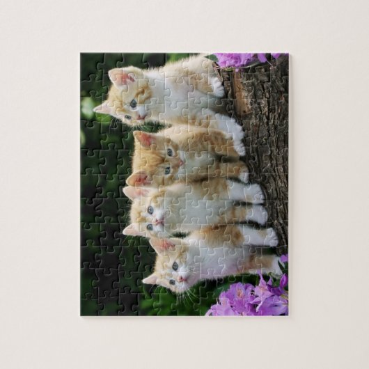 Kittens Puzzle Legpuzzel (Verticaal)