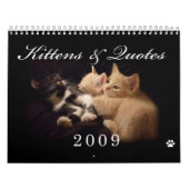 Kittens & Quotes 2009 Calender Kalender (Hoes)