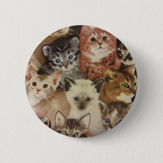 Kittens Ronde Button 5,7 Cm (Voorkant)