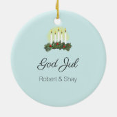 Kittens' Santa Lucia Personalized Ornament (Achterkant)