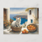 Kitten's Seaside Retreat Briefkaart (Voorkant)