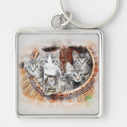 Kittens Sleutelhanger (Voorkant)