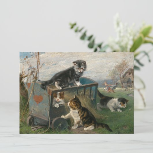 Kittens spelen | Julius Adam de Jongere (Staand voorkant)