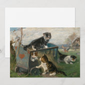 Kittens spelen | Julius Adam de Jongere (Voorkant / Achterkant)