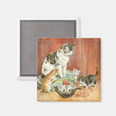 Kittens spelen magneet (Voorkant / Achterkant)