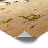 Kittens Spelen met Beetles, Carl Reichert Poster (Hoek)