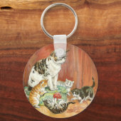 Kittens spelen sleutelhanger (Voorkant)