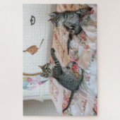 kittens spelende puzzel (Verticaal)