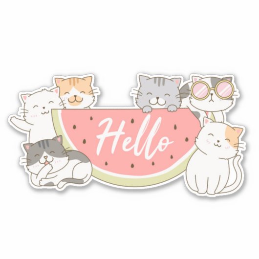 Kittens Sticker (Voorkant)