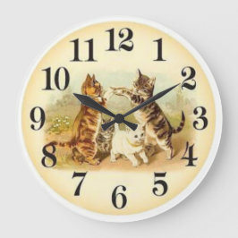 Kittens stijl 1 grote klok