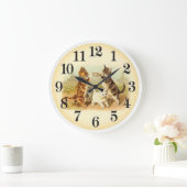 Kittens stijl 1 grote klok (Huis)