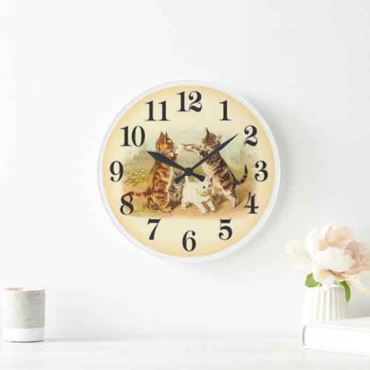 Kittens stijl 1 grote klok (Huis)