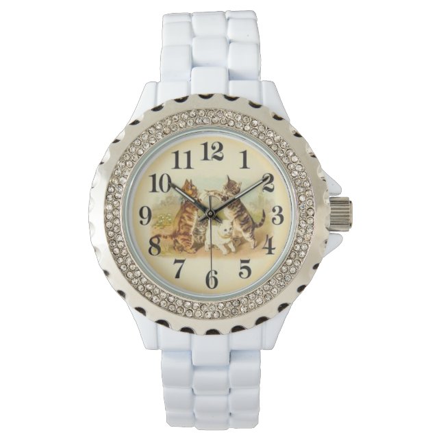 Kittens stijl 1 horloge (Voorkant)
