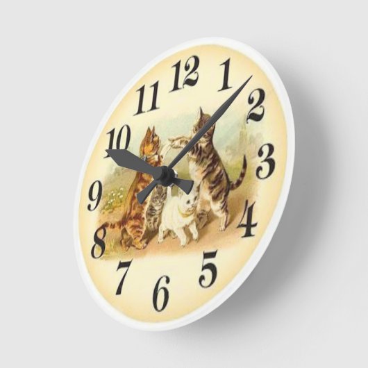 Kittens stijl 1 ronde klok (Hoek)