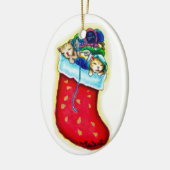 Kittens' Stocking Ornament (Links)