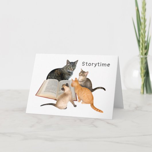 Kittens Storytime Kaart (Voorkant)