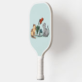 Kittens Summer Delight Seafoam Green Pickleball Paddle (Links)
