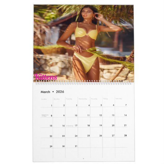 Kittens SuperModel Swimsuit Magazine_#1 Kalender (Mar 2026)
