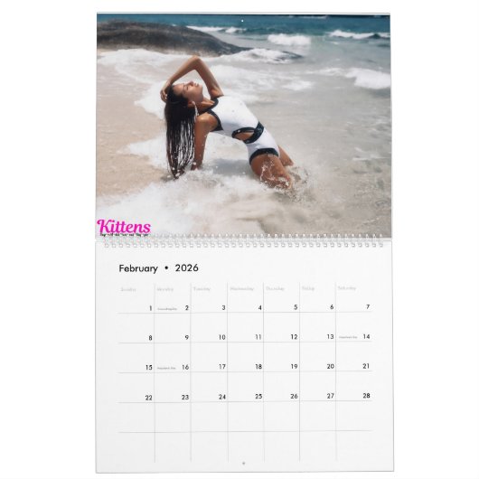 Kittens SuperModel Swimsuit Magazine_#1 Kalender (Feb 2026)