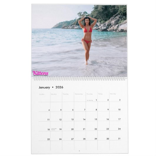 Kittens SuperModel Swimsuit Magazine_#1 Kalender (Jan 2026)