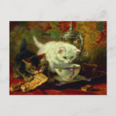 Kittens Tea Party Briefkaart (Voorkant)