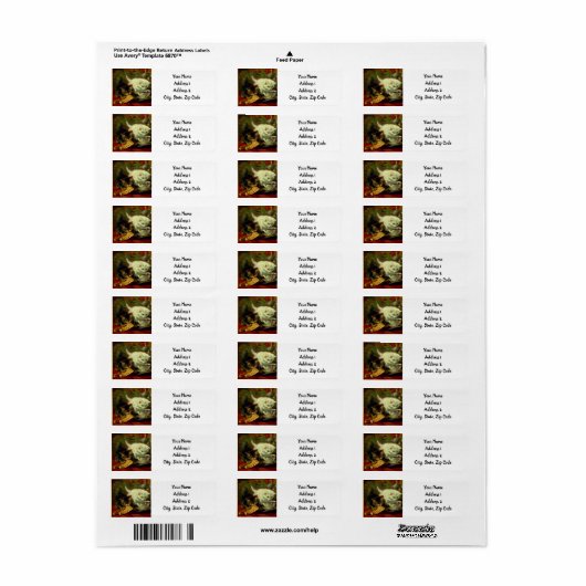 Kittens Tea Party Etiket (Full Sheet)