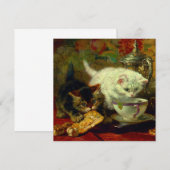 Kittens Tea Party Kaart (Voorkant / Achterkant)