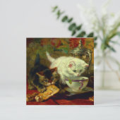 Kittens Tea Party Kaart (Staand voorkant)