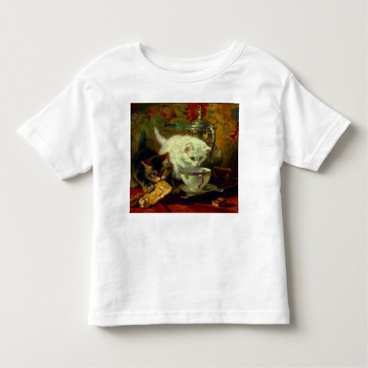 Kittens Tea Party Kinder Shirts (Voorkant)