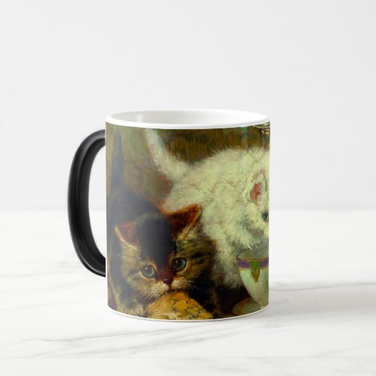 Kittens Tea Party Magische Mok (Voorkant links)