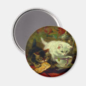 Kittens Tea Party Magneet (Voorkant / Achterkant)
