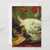 Kittens Tea Party Save The Date (Voorkant)