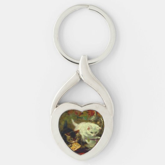 Kittens Tea Party Sleutelhanger (Voorkant)